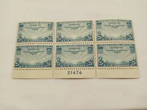 FRANCOBOLLI USPS - Blocco piastra nuovo di zecca - POSTA AEREA - C20 (PBC20-3) - Foto 1 di 1