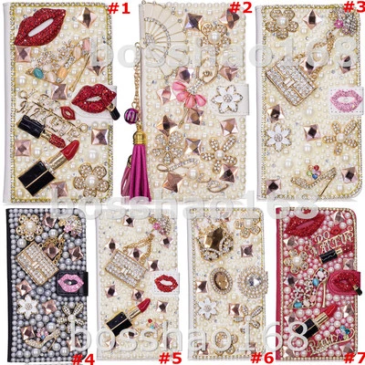 For Samsung Galaxy S25 /S25+/S25 Ultra Case Bling PU Leather wallet flip Cover - Image 1 of 4