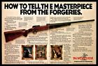 1990 Winchester  Model 70 Bolt Action Rifle Centerfold Ad Gun Advertising