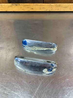 MG MGB 74-80, Midget 64-80 • Pedestales de espejo lateral cromados originales. Usado. KMG402 Foto 1 de 4