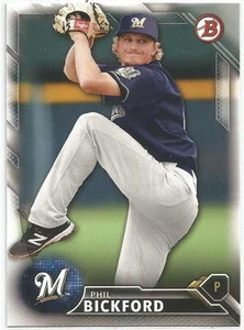 Phil Bickford Milwaukee Brewers 2016 Bowman Draft - Picture 1 of 2