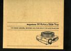 Keystone 80 rotary slide tray with box for Kodak Carousel Keystone and others