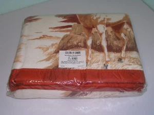 Vintage Cannon Stallion horse 72” X 90” horse blanket sealed NOS made in USA - Picture 1 of 3