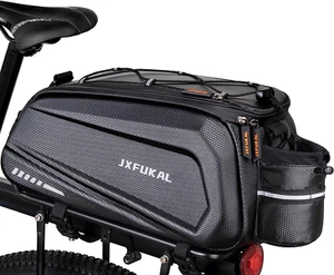 Bike Bags for Bicycle Rear Rack - 9.5L Hard Shell Waterproof Bike Ebike Trunk Pa - Picture 1 of 8