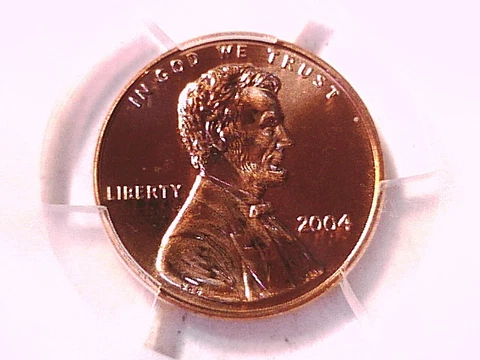 2004 P Lincoln Memorial Cent Penny PCGS MS 67 RD 40591475 Cover