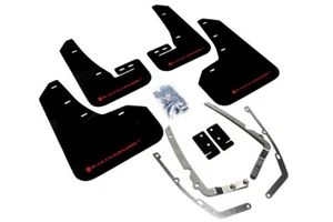 Rally Armor Urethane Mud flaps Black w/Red Logo For Golf/GTI/TSI/AT/SW MK7 15- - Picture 1 of 7