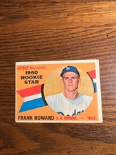 1960 TOPPS BASEBALL CARD #132 FRANK HOWARD RC EX+/EXMT!!!!!!!!!