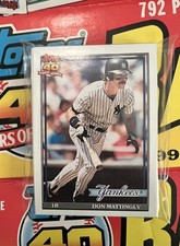 New York Yankees 1991 Topps Team Set 32 Cards Don Mattingly