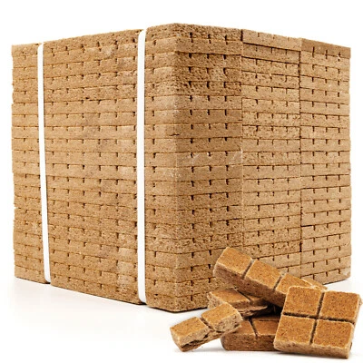 GARDENGURU Kaminanzünder Anzünder Anzündwürfel Kohleanzünder Wachs Grillanzünder 1000 Stk