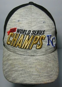 KIDS YOUTH SIZED HAT CAP KANSAS CITY ROYALS MLB BASEBALL 2015 CHAMPS KIDS YOUTH - Picture 1 of 12