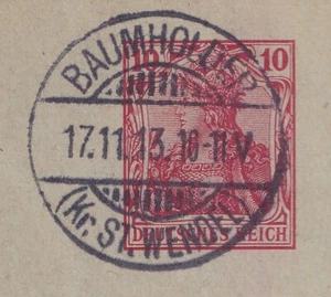 73006) SOPORTE PARA ÁRBOLES (Kr. ST. WENDEL) Sarre sello de lujo 1913 en carta - Imagen 1 de 3