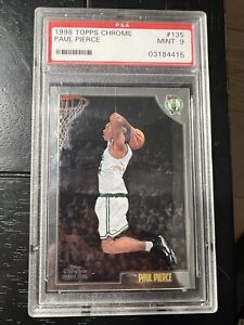 1998 Topps Chrome Paul Pierce RC #135 PSA 9 MINT Boston Celtics HOF