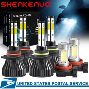 For Mitsubishi Lancer 2008-2017 Combo 6x Upgrade LED Headlight + Fog Light Bulbs - Imagen 1 de 11