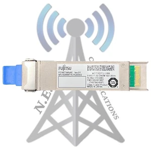 Fujitsu, FC95734AAE Iss.01, WOTRBYUJAA, MLTRT DWDM XFP TRCVR, *AF121423* - Imagen 1 de 3
