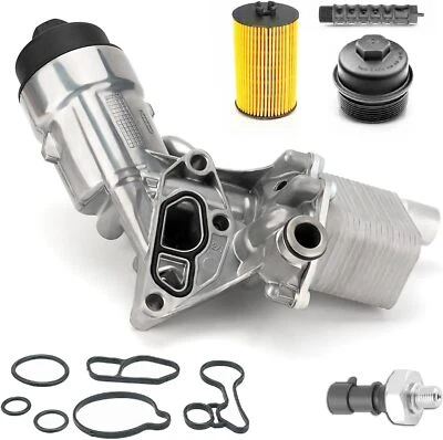 55566784 Oil Cooler Filter Housing For Chevy Cruze Sonic Trax Buick Encore 1.4L - Image 1 of 4