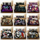 Nightmare Before Christmas Duvet Cover With Pillow Cases Quilt Cover Bedding Set