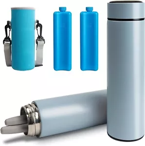 Insulin Pens Cooler Travel Case, TSA Approved Medicine Cooler with 2 Biogel Ice - Picture 1 of 8