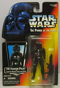 Kenner Star Wars TIE Fighter Pilot POTF 2 1995 Red Card nuovo e sigillato figurina MOC - Foto 1 di 3