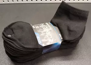 Calcetines de corte bajo para hombre rendimiento deportivo 10 pares negros por zona talla 10-13 - Imagen 1 de 9