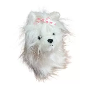 Ganz Webkinz Pink White Yorkie Dog Stuffed Animal Plush HM070 No Code 6” - Picture 1 of 8