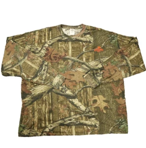 Mossy Oak Break-Up Infinity Camouflage Long Sleeve Hunting Tee Shirt Green 2XL - Picture 1 of 24