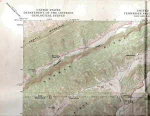 1947 (1969) Kyles Ford, Tenn.-VA. USGS Topographic Map - Picture 1 of 4