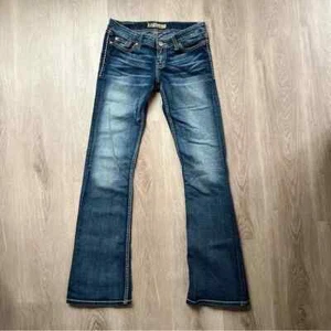 Women's BKE Sabrina Boot Stretch Blue Jeans Fits 27 x 33 1/2 Inch - Picture 1 of 3