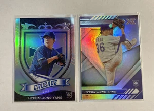 2021 Panini Chronicles XR #4 Crusade #10 Hyeon-Jong Yang RC RANGERS Rookie - Picture 1 of 2