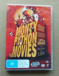 The Monty Python Movies - DVD Set - 4 Movie Discs - Comedy - VGC - Free Post - Picture 1 of 4