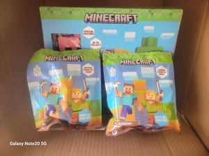 CASE 24 PIECES MINECRAFT STAMPER MYSTERY PACK 16 STYLES TO COLLECT SEALED - Picture 1 of 6