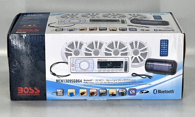 BOSS Audio Systems MCK1309SGB64 Bluetooth Marine Digital Media AM/FM Receiver - Image 1 of 4