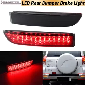 For 2006-2012 Toyota RAV4 Black Lens LED Bumper Reflector Tail Brake Stop Lights - Picture 1 of 14