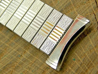 Bulova Vintage NOS Unused Stainless Steel Expansion Watch Band 19mm 3/4" Mens - Image 1 of 4
