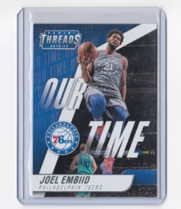 JOEL EMBIID '18-19 PANINI THREADS BASKETBALL-OUR TIME INSERT CARD-SHIPS FREE - Picture 1 of 24