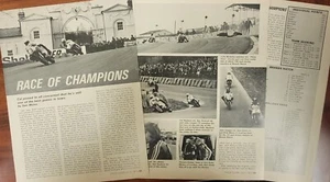1972 Race of Champions 5p Article Pickrell Raborn Mann - Picture 1 of 2