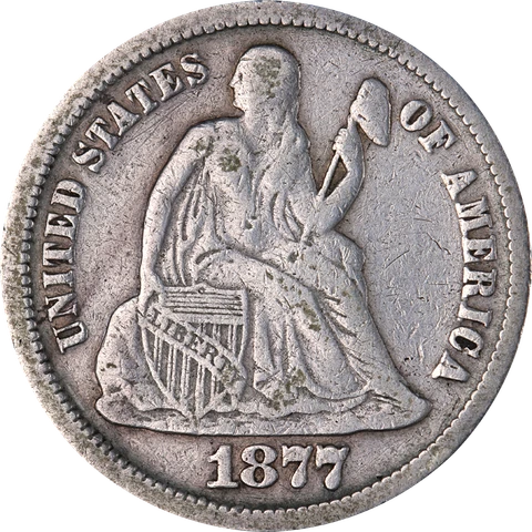 1877-P Seated Liberty Dime Great Deals From The Executive Coin Company Cover
