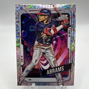 2024 Topps Chrome Cosmic Nucleus CJ Abrams Washington Nationals - Picture 1 of 6