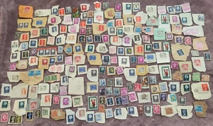 Around The World Mixed Lot Of Stamps Plus Stamp Book Washington Lincoln - Picture 1 of 21
