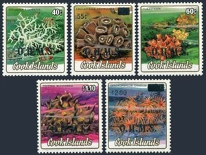 Cook Islands O36-O40, MNH. Mi D36-D40. Marine life overprinted O.H.M.S. 1985. - Picture 1 of 1