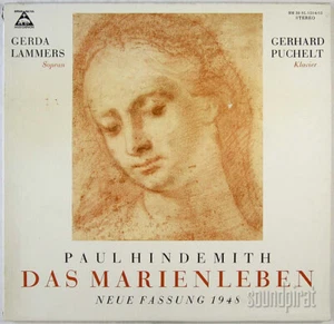 GERDA LAMMERS PUCHELT HINDEMITH MARIENLEBEN LIED BARENREITER ED.1 STEREO 2LP NM - Picture 1 of 3