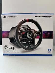 Thrustmaster - T128 Racing Wheel für PlayStation 4, 5 und PC - Schwarz - Bild 1 von 6