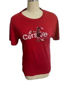 VTG Cursive Band Shirt Medium Indie Rock Tim Kasher Good Life Bright Eyes Braid - Picture 1 of 3
