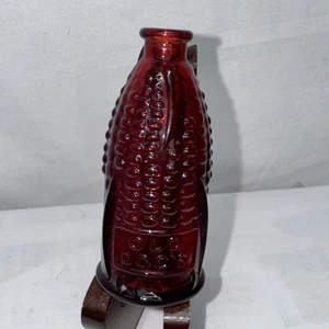 Vintage Wheaton Ruby Glass Old Doc's Cure Bottle 3" - Picture 1 of 6