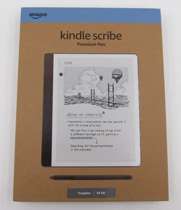 Amazon Kindle Scribe 64GB 2nd Generation With Premium Pen Tungsten NEW SEALED - Picture 1 of 3