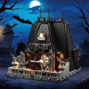 2419pcs Wednesday Addams House Unique Halloween Building Blocks Gift Set With Bo - Picture 1 of 10