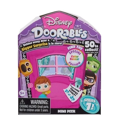 Disney Doorables Serie 7 Mini Peek Lindas Figuras Pequeñas Coleccionables NUEVO Caja Sellada Foto 1 de 4