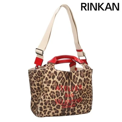 Valentino Garavani BOLSO ATELIER 08 Bolso de Mano de Hombro 2 Vías Patrón Leopardo Usado 17 Foto 1 de 4