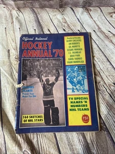 Anual Oficial Nacional de Hockey 1970 con Plante y Keon en Cubierta (302512) - Imagen 1 de 4