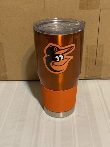 Baltimore Orioles MLB 30oz Orange Tumbler Cup Mug Logo Brands New Cover