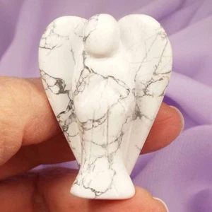 Howlite angel 'Still the Mind' 34g SN54357 - Foto 1 di 4